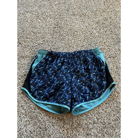 LOT of 2 NIKE size S SHORTS Running Training Lined Blue Purple K23 - Picture 7 of 10